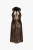 FW22 Saint Laurent Dress in Laminated Jersey in Gold