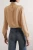 SS23 Saint Laurent Lavalliere Neck Shirt In Crepe De Chine in Beige