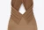 SS23 Saint Laurent Knitted Hooded Maxi Dress in Brown
