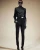 FW23 Saint Laurent Cowl Back Blouse in silk satin