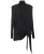 Pre FW23 Saint Laurent Draped Dress In Satin Crepe Jersey