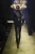 FW23 Saint Laurent Lavallière-Neck Blouse Silk Satin Black