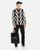 Valentino Optical V print Cashmere Intarsia Sweater