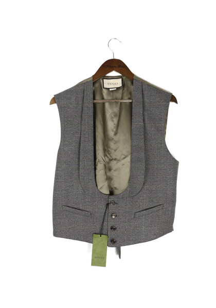 Gucci Vintage Check Formal Vest