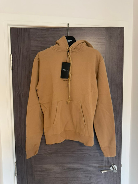 Saint Laurent Rive Gauche Hoodie Sand