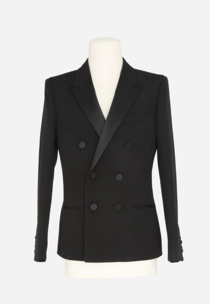 SS23 Saint Laurent Tuxedo Jacket Reverse Buttons