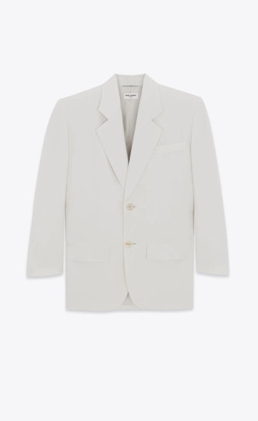 SS24 Saint Laurent Oversized Jacked in Wool Gabardine