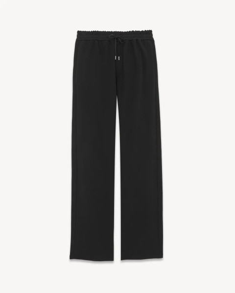 Saint Laurent Wide-leg Sweatpants in Fleece