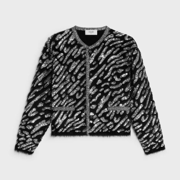 Celine Embroidery Cardigan Jacket