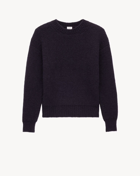 FW25 Saint Laurent Batwing Sweater in Half Milano Knit
