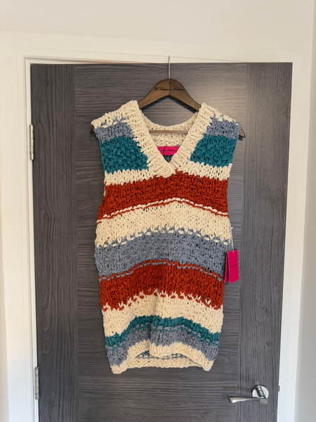The Elder Statesman Striped Knit Vest