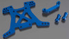 Traxxas Aluminum Shock Tower Rear Blue - Slash 4X4, 6838X, TRA6838X