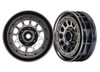 Traxxas Method 105 1.9" Black Chrome Beadlock Wheels for TRX-4, 8173