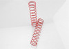 Traxxas Springs, rear (red) (2.9 rate) (2), 3757R