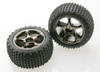 Traxxas Tracer 2.2" Wheels & Alias Tires Bandit Rear, 2470A