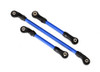 Traxxas Steering, Panhard, and Drag Link Set for Blue TRX-4 Long Arm Lift Kit, 8146X