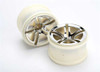 Traxxas Front Twin-Spoke Wheels 2.8" Chrome, 5574