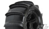 Pro-Line Sling Shot 2.2" Sand Tires on Desperado Black Wheels for 1/16 E-Revo/Summit, 10101-10
