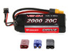 VENOM 20C 2000mAh 7.4v 2-Cell LiPO Battery w/UNI Plug 2.0, 15023