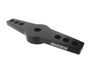 Racers Edge Aluminum Double Arm Servo Horn (25 Spline) Savox/Futaba Black, 10371BK