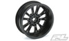 Pro-Line Pomona Drag Spec 2.2" Black Front Wheels, 2775-03