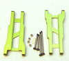 St Racing Concepts ST Racing Heavy Duty Aluminum Rear A-Arm Set with Steel Hinge-Pins - Green, 2555XG, ST2555XG