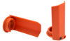 RPM Orange Shock Shaft Guards for Traxxas X-Maxx, 80438