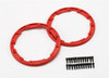 Traxxas Sidewall Protector Beadlock Style Red, 5667