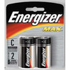 Energizer Max "C" Alkaline Battery 2-Pack