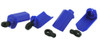 RPM Shock Shaft Guards for Traxxas 1/10 Vehicles - Blue, 80405