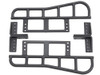 RPM Axial SCX10 Rock Sliders, 73452, RPM73452