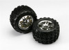Traxxas Talon Tires/Split Spoke Satin 3.8" Wheels/Foam Inserts (for Revo 3.3 w/17mm hubs), 5174R