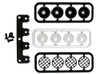 RPM Light Canister Set for Traxxas Slash - Black, 80982, RPM80982