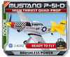 ParkFlyers R/C P-51D Mustang 4-Ch RTF EPO