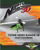 Megatech Venom Night Ranger 3D Helicopter User Manual Download, VNPT-NR3DMAN