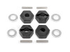 Maverick 12mm Wheel Hex Hub Set (4) for Quantum MT/XT, 150150, MVK150150