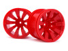 Maverick Red 3.2" Wheels for Quantum+ FLUX, 150247
