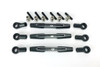 CEN Racing CNC Aluminum Black 57mm Panhard Bar and Steering Tie Rod Upgrade Set for DL-Series F-450s, CKD0375