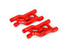 Traxxas Heavy Duty Front Suspension Arms - Red, 2531R