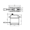 Savox SB-2230SGP High Voltage Brushless Digital Tall Servo with Soft Start, SAVSB2230SGP