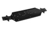 Team Corally Black Aluminum Chassis for Asuga XLR, C-00180-862