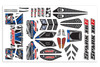 Team Corally Body Decal Sheet for Blue Spark XB, C-00180-1169-B