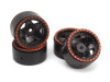 HPI CL-5 Beadlock Wheel 1.2-inch (Red/4pcs) for Venture 18 Models, 160867
