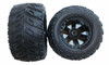 Maverick Tredz Accelerator Tires Assembled on Black Wheels for Quantum MT/XT, 150181BL