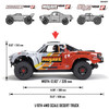 Arrma 1/8 MOJAVE 4S 4X4 RTR Brushless Desert Truck, Blue/Red - ARA4404T2