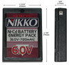 Nikko 6.0V Ni-Cd Battery Cassette, NKAC-1760