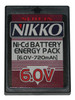 Nikko 6.0V Ni-Cd Battery Cassette, NKAC-1760
