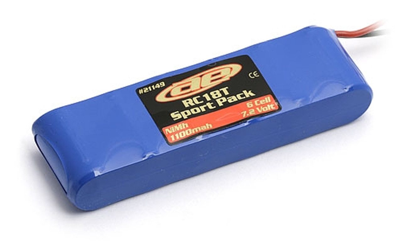 Associated 6Cell 7.2V 1100mAh NiMh Sport Battery Pack (21149) for use