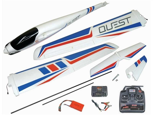 L*e様 CONTROL ELECTRIC SAILPLANE Hobby People Quest EP RTF 2.1M Electric Sailplane with 2.4Ghz