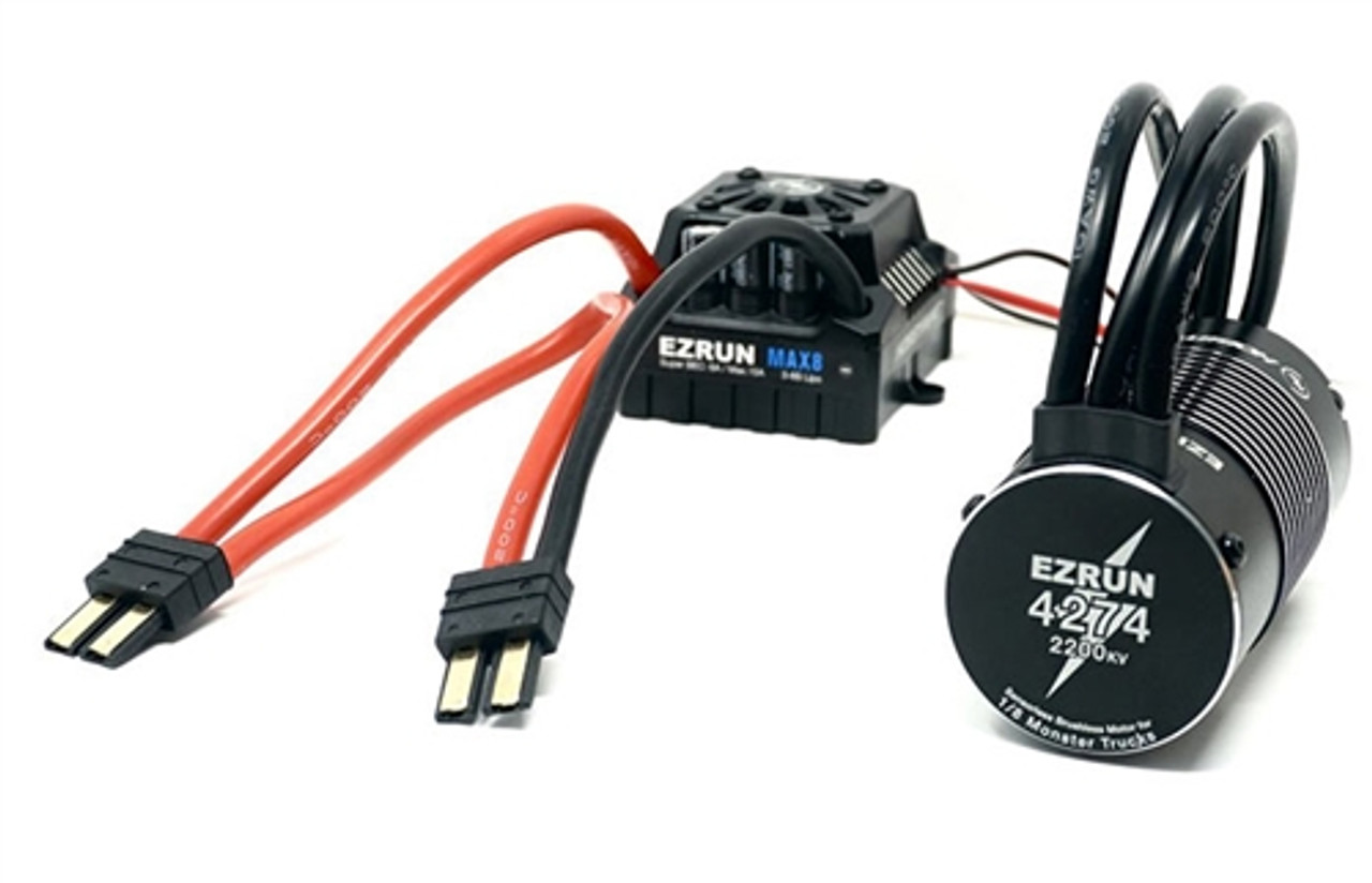 Hobbywing MAX 8 ESC and EzRun 4274 2200kv SL Brushless Motor Combo